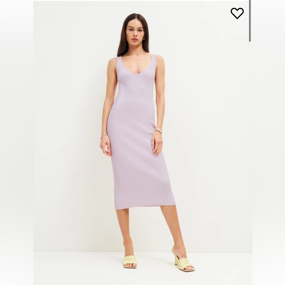NWT Reformation Heron Cotton Sweater Dress
